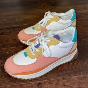 Madewell kickoff trainer shoes multicolor size 8